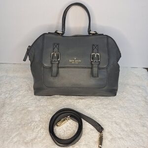 Kate Spade Gray Leather Handbag